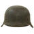 Original German WWII M42 No Decal Army Heer Helmet with 1944 Dated 58cm Liner - Stamped CKL66