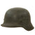 Original German WWII M42 No Decal Army Heer Helmet with 1944 Dated 58cm Liner - Stamped CKL66