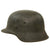 Original German WWII M42 No Decal Army Heer Helmet with 1944 Dated 58cm Liner - Stamped CKL66