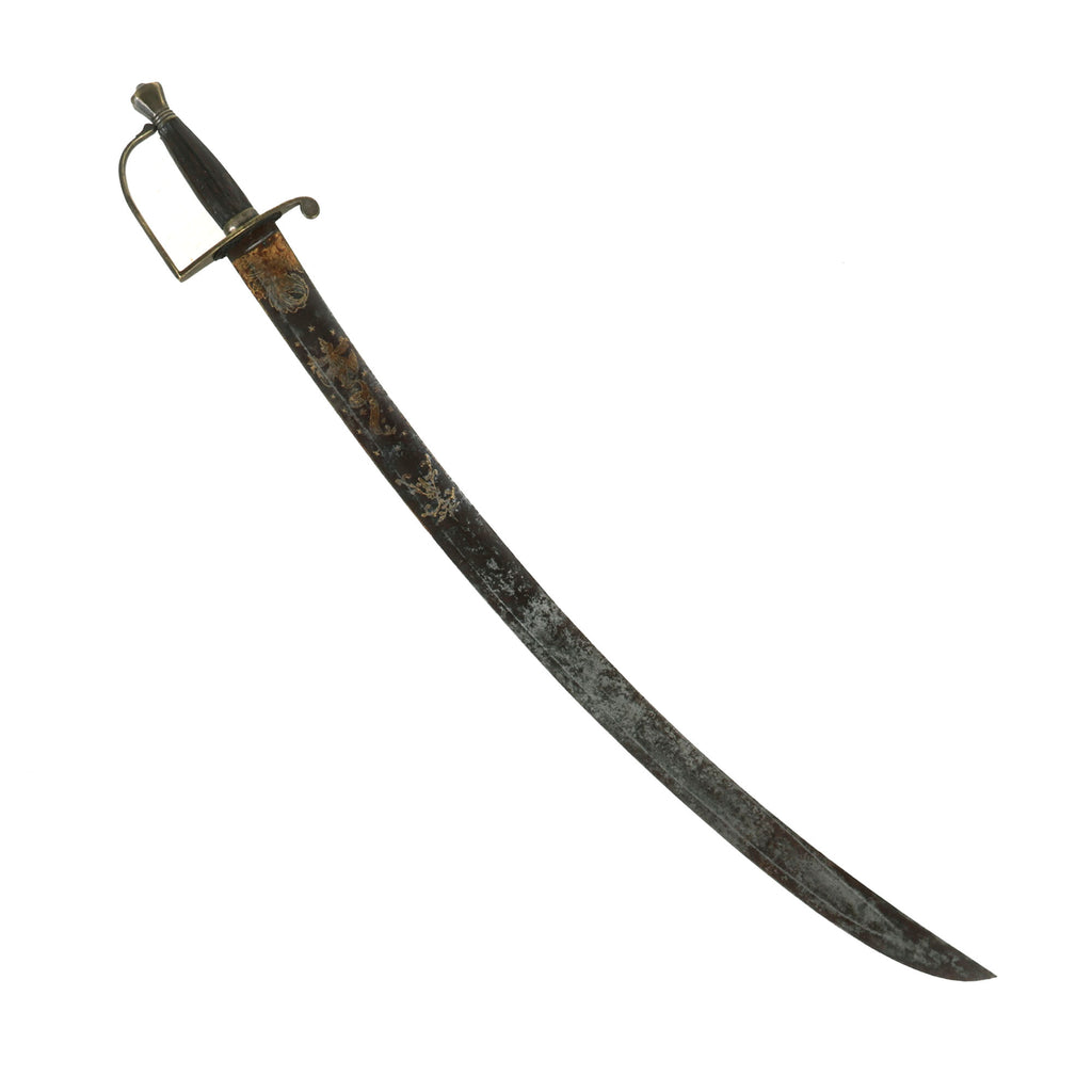 Original U.S. Legion of the United States (1792-1796) Era NCO Sword Likely by Lemuel Wells of New York with Gold-Etched Blade