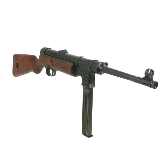 Original German WWII MP-41 Display Submachine Gun Serial 14576 with Magazine - Schmeisser MP41 Original Items