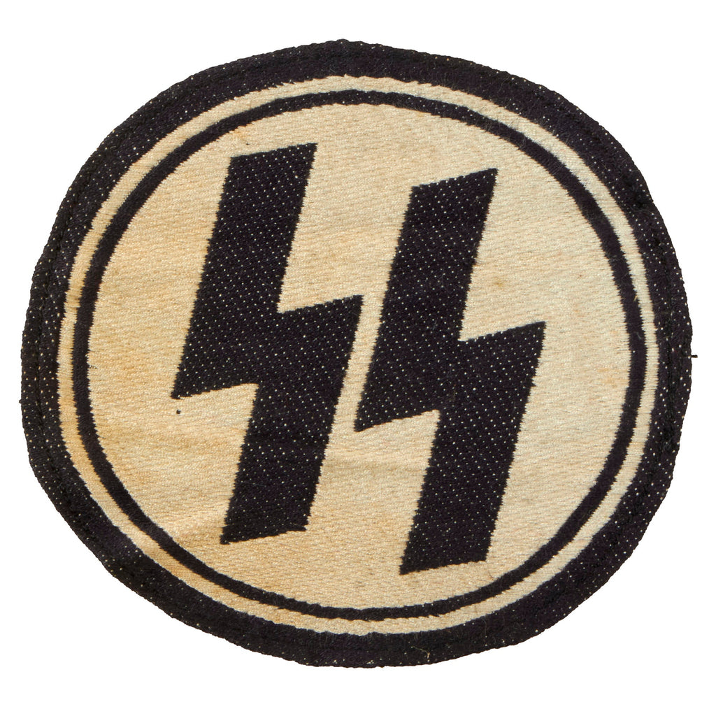 Original Rare German WWII SS M35 Sports Shirt Patch with RZM Tag - Schutzstaffel Original Items