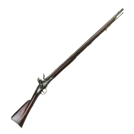 Original British Napoleonic P-1809 3rd Model "India Pattern" 2nd Type Tower Brown Bess Flintlock Musket - Regimentally Marked Original Items