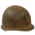 Original U.S. WWII 1942 Captain’s M1 McCord Front Seam Fixed Bale Helmet with Firestone Liner