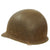 Original U.S. WWII 1942 Captain’s M1 McCord Front Seam Fixed Bale Helmet with Firestone Liner