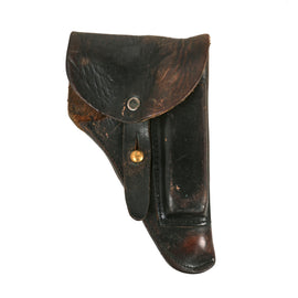 Original German WWII 1934 Mauser Brown Softshell Leather Holster