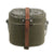 Original German WWII M31 Aluminum Mess Kit Kochgeschirr with Leather Strap - Dated 1941 Original Items