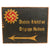 Original German WWII DAF Labor Front Ortsgruppe Hochheide Hand Painted Plywood Sign - 38 ½” × 30 ¾”