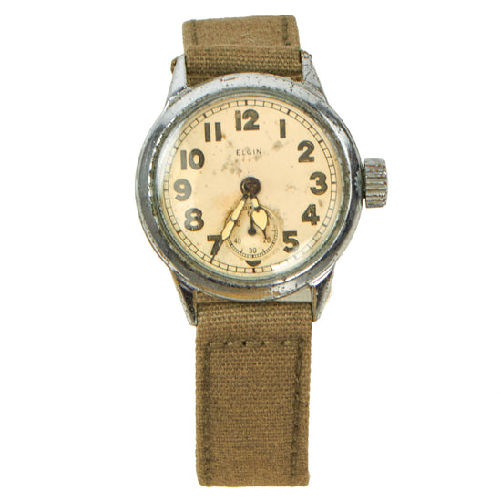 Original U.S. WWII Ordnance Department Wrist Watch by Elgin, Serviced in 2023