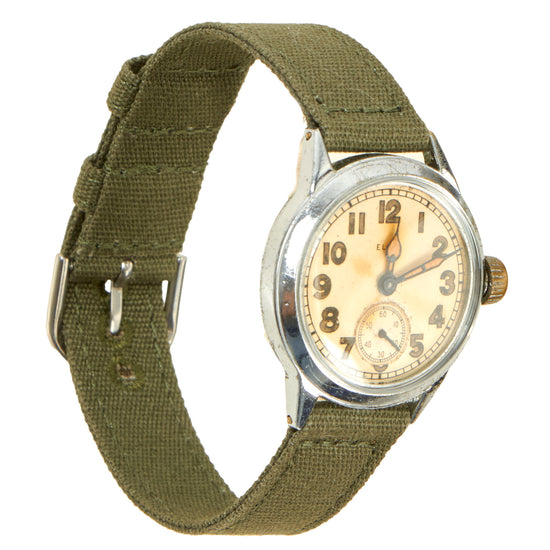 Original U.S. WWII Ordnance Department Wrist Watch by Elgin Original Items