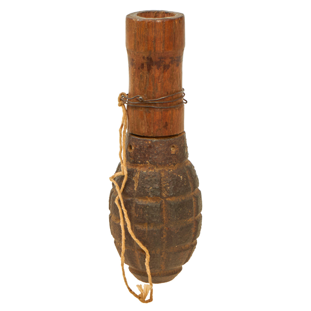 Original Vietnam War NVA / VC North Vietnamese Short Stick Fragmentation Grenade - Inert