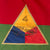 Original U.S. WWII 4th Armored Division Double-Sided Divisional Banner Flag Made at Norfolk Depot in 1945 for Division’s Return from Europe - 45½ x 66”