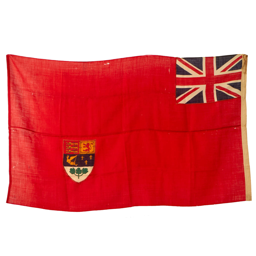 Original Canadian Wwii Multi-piece Red Ensign Flag - 37 ½