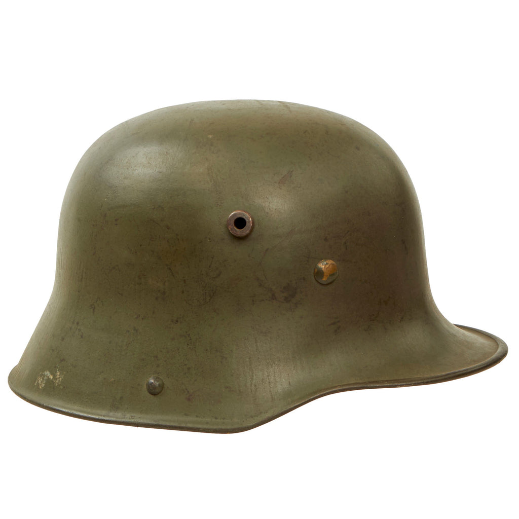 Original Imperial German WWI M16 Stahlhelm Helmet with Full M17 Liner - Marked Si. 66