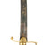 Original U.S. War of 1812 Era Mounted Officer’s Saber with Fire-Blued Blade & Original Leather & Brass Scabbard with Maker’s Mark