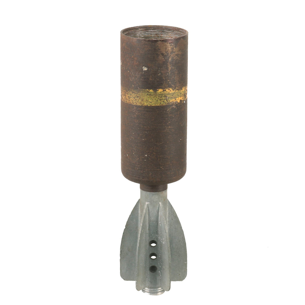 Original British WWII Inert Ordnance SBML Two-Inch Mortar Practice Round - Dated January 1941 & 1939 Original Items