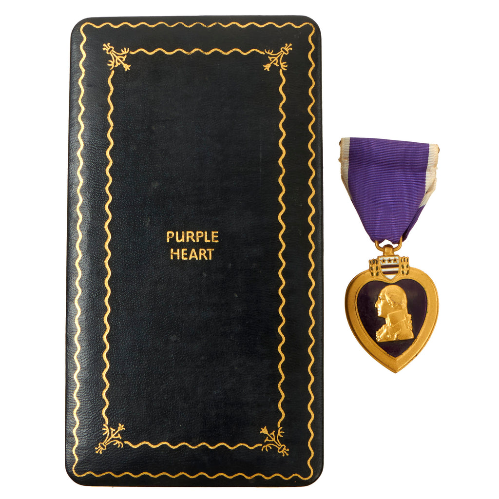 Original U.S. WWII Numbered Purple Heart Medal in Original Presentation Case - #453559