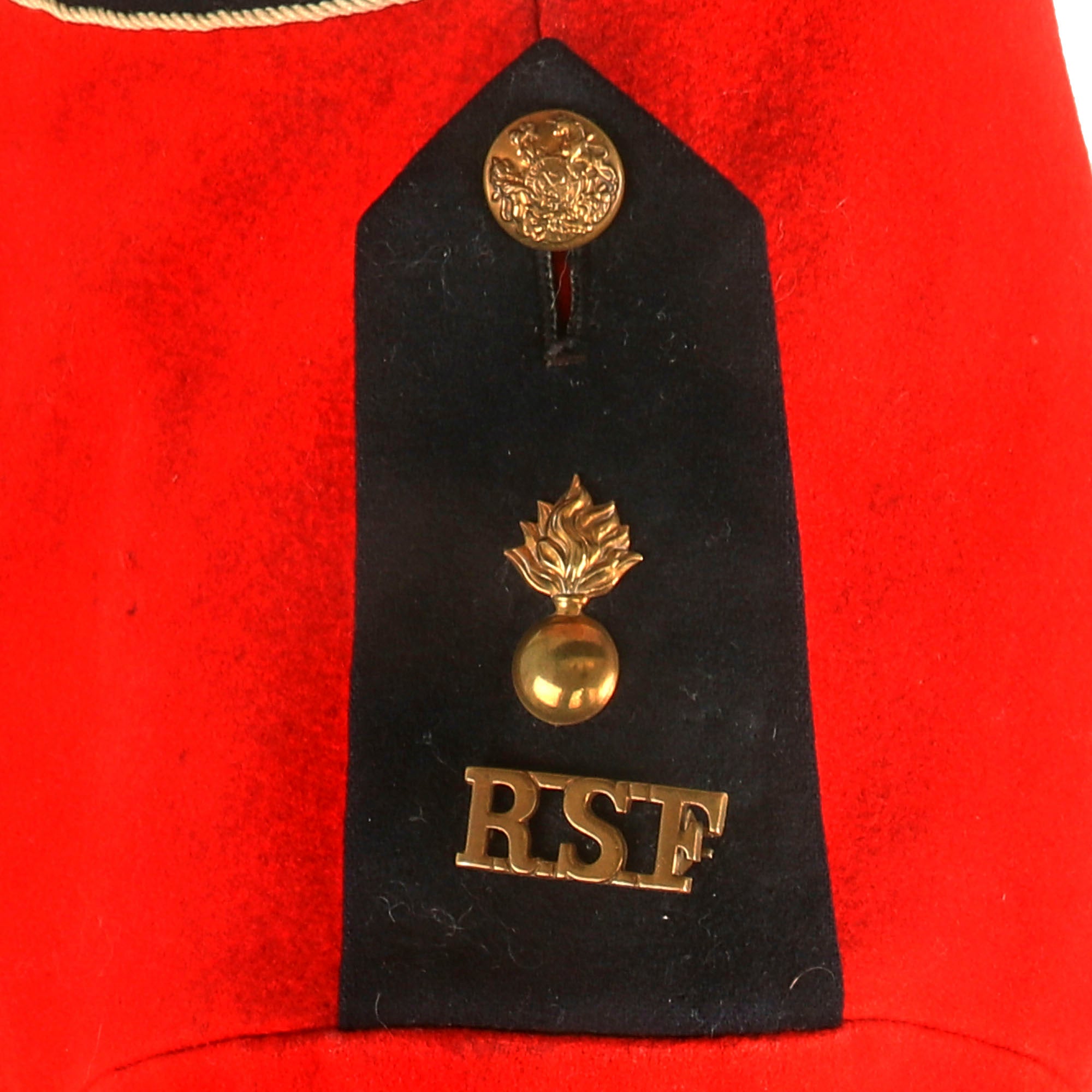 Original British Pre-WWI Scottish Royal Scots Fusiliers Scarlet Red Dr ...