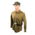 Original Cuban Army Uniform Captured During 1983 U.S. Invasion of Grenada - Camouflage Fatigue Cap, Shirt, Belt with Cuban Army Buckle Original Items