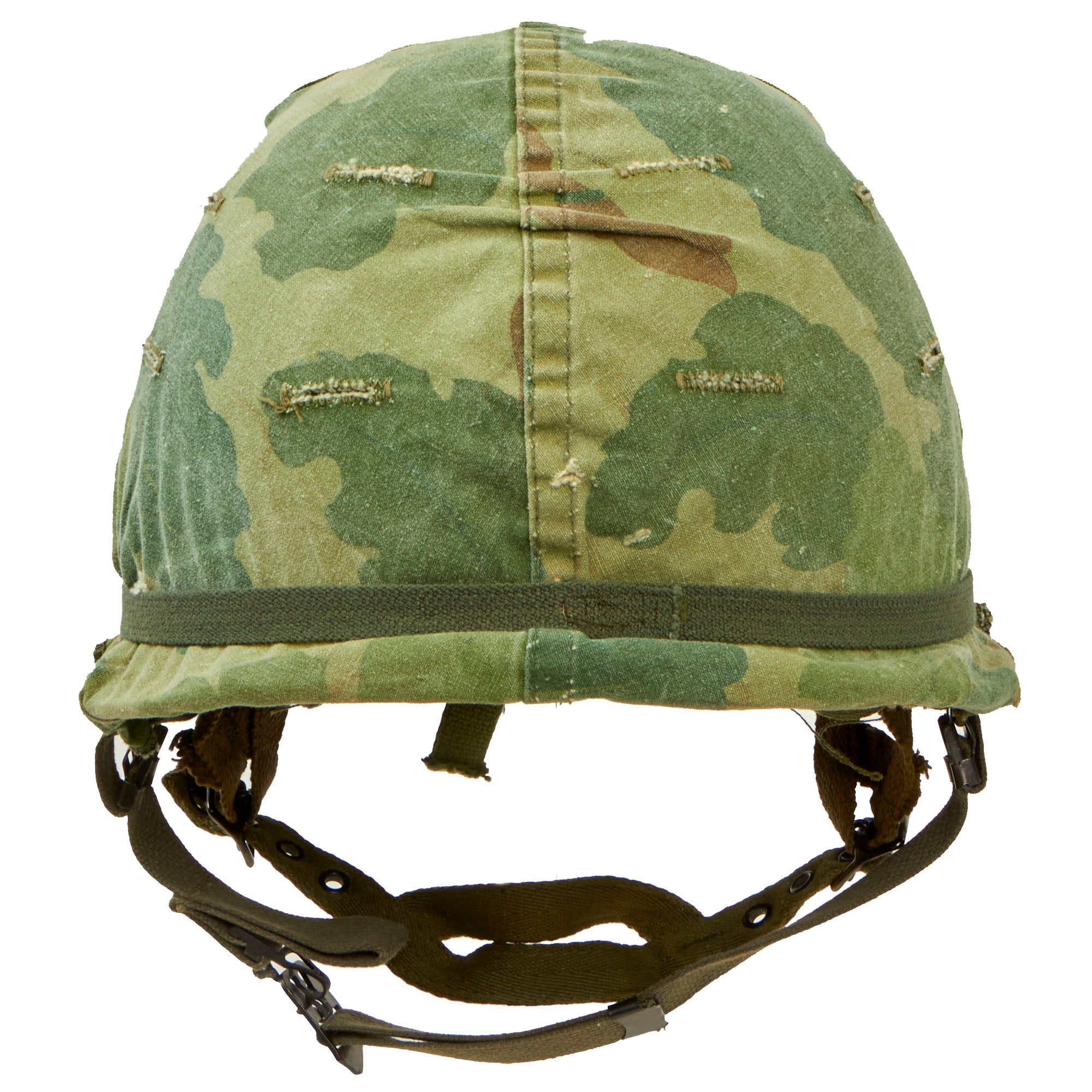 US Vintage Vietnam Era high quality M1 C Helmet with Liner and Camo Cover