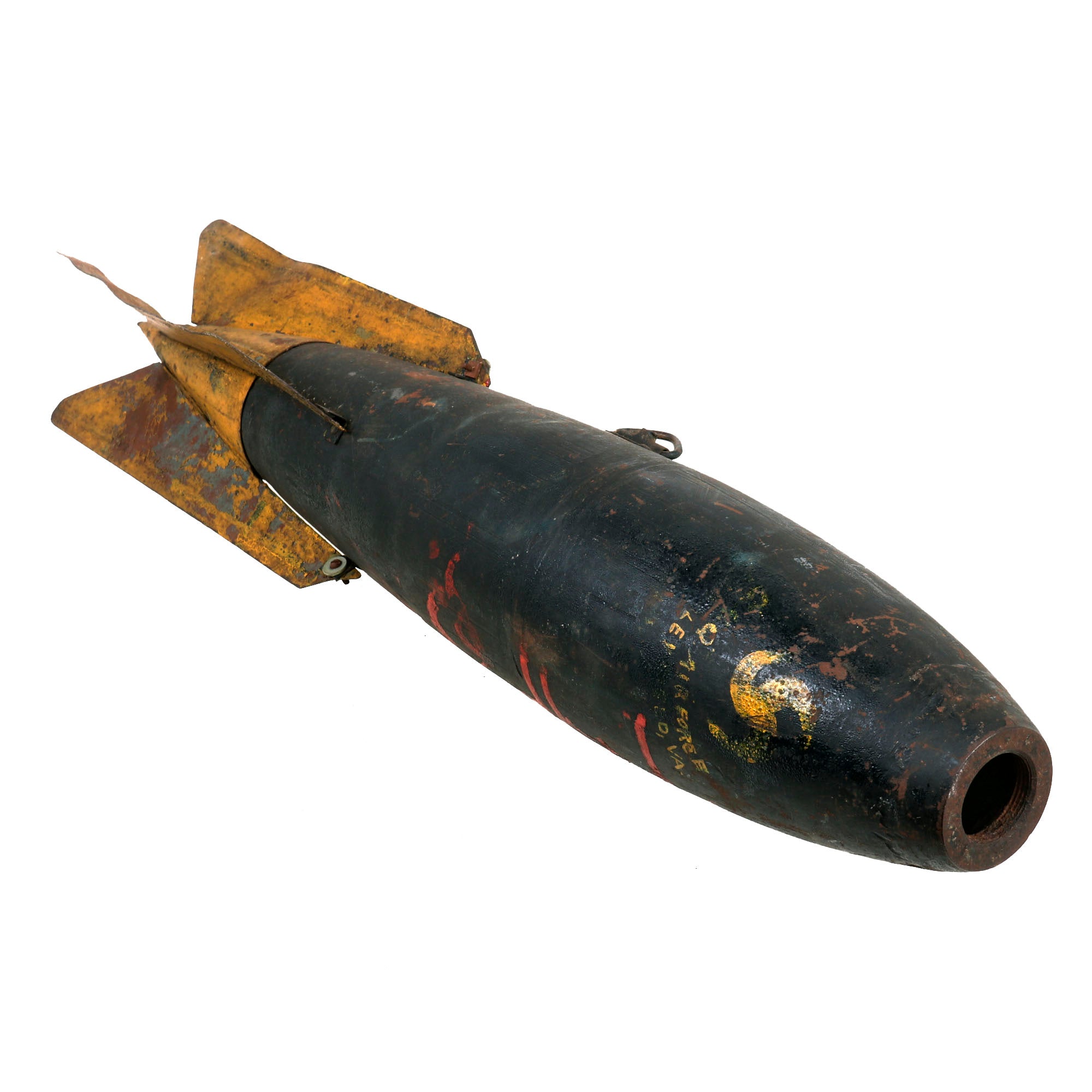 Original U.S. WWI Inert Aerial Mk. I Drop Bomb Painted Post War for th ...