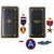 Original U.S. WWII Bronze Star & Purple Heart with Cluster Medal Grouping - Elmer Charles Zeok Original Items