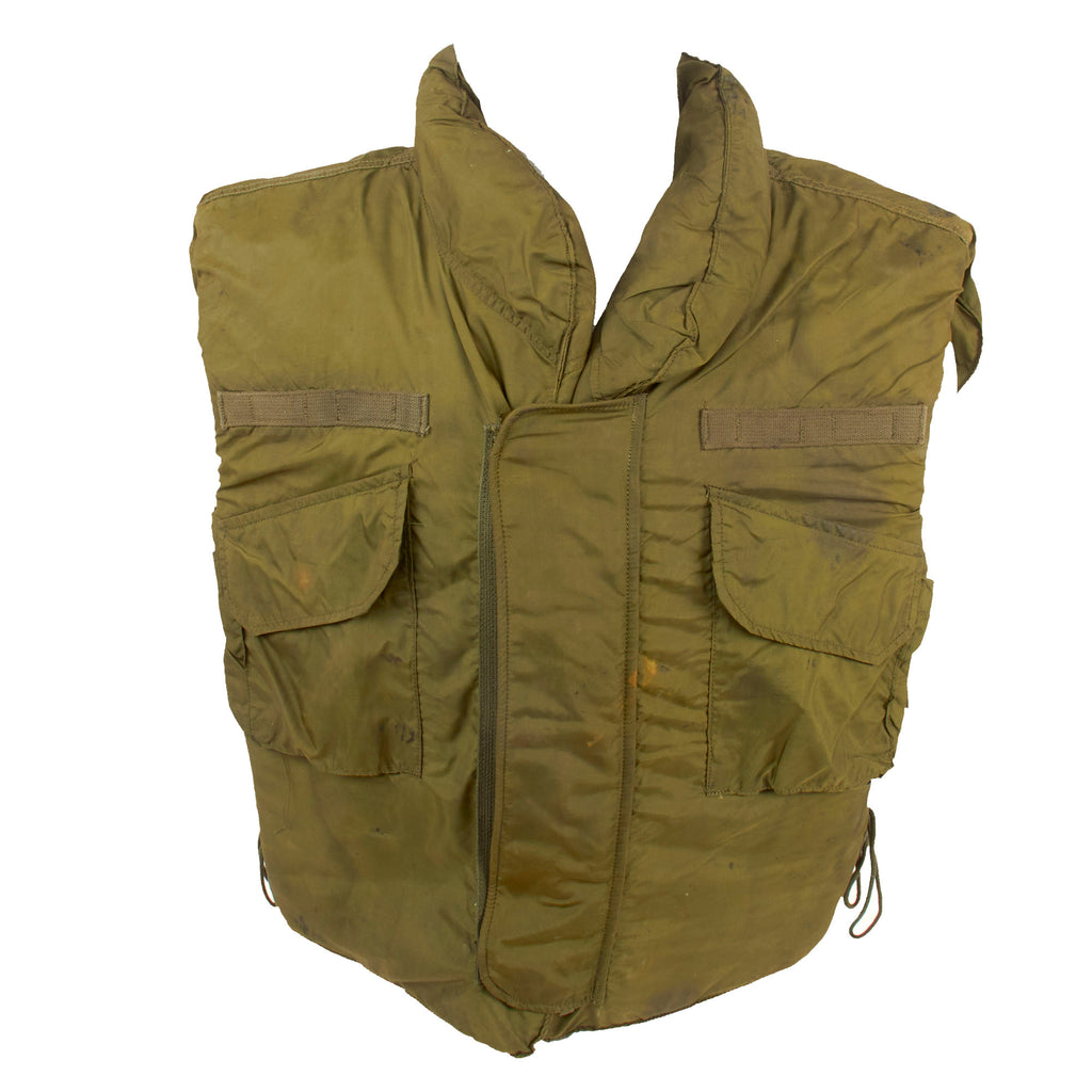 Original U.S. Vietnam War Era Service Worn M69 Flak Vest Body Armor in Size Large by Rachman Mfg. Co. - Dated 1968