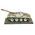 Original Soviet Cold War Era Aluminum Model T-55 Battle Tank Mounted on Base Original Items