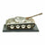 Original Soviet Cold War Era Aluminum Model T-55 Battle Tank Mounted on Base Original Items