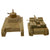 Original U.S. WWII Wartime Economy Toy Tank Collection of 5