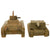 Original U.S. WWII Wartime Economy Toy Tank Collection of 5