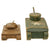 Original U.S. WWII Wartime Economy Toy Tank Collection of 5