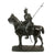 Original Imperial German WWI Era Large Bronze Sculpture of Uhlan Soldier of 5th (Westphalian) Uhlans on Horseback by Léon Mignon (1847-1898)