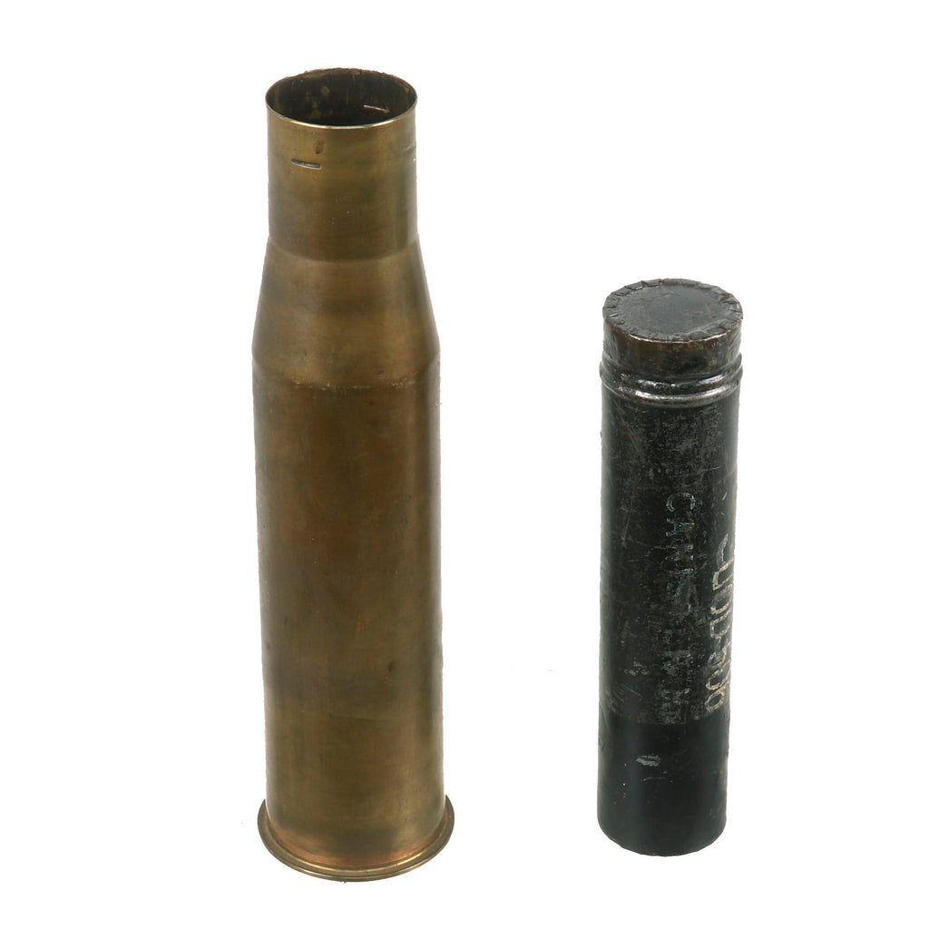 Original U.S. WWII Scarce M2 37mm Canister Round for Use in the M3 Ant ...