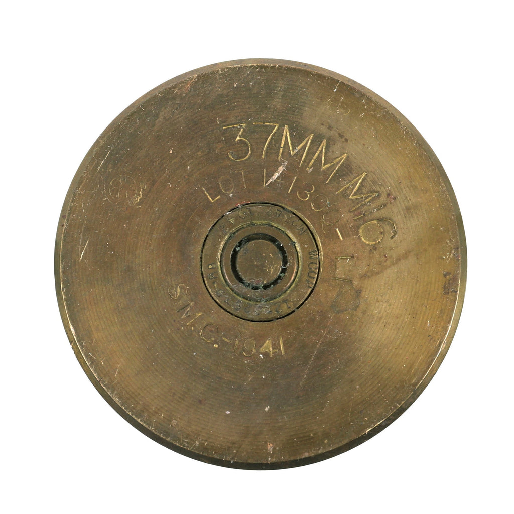 Original U.S. WWII Scarce M2 37mm Canister Round for Use in the M3 Ant ...