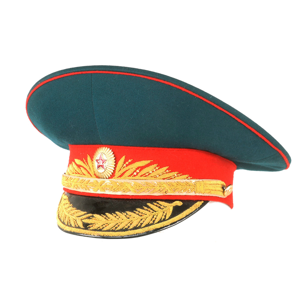 Original Soviet Russian Cold War Infantry General's Peaked Visor Hat