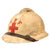 Original French WWII M1926 Helmet Painted White for French Red Cross CRF with Replaced Liner & Chinstrap