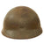 Original French WWII Model 1935 Tanker Armored Vehicle Helmet with Armored Artillery Badge