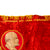 Original Soviet Russian Cold War Worker Red Velvet Unity Banner Lenin Flag with Fringe - Workers of the World, Unite! - 53 x 70”