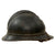 Original French WWI Model 1915 Adrian Helmet in Horizon Blue with RF Engineer Badge - Complete Original Items