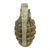 Original U.S. WWII Inert MkII Pineapple Grenade with Yellow Ring & M10A1 Fuze