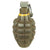 Original U.S. WWII Inert MkII Pineapple Grenade with Yellow Ring & M10A3 Fuze Original Items