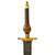 Original English / French High End Plug Bayonet with Original Gilt Finish & Horn Grip in Arsenic-Dyed Sharkskin Scabbard - Circa 1680 Original Items