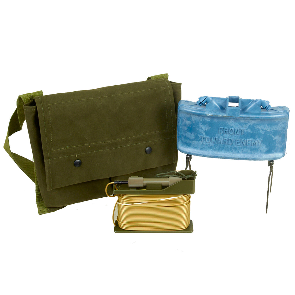 Original U.S. Current Issue M18A1 Claymore Anti-Personnel Mine Training Kit with Canvas Carry Bag - Rare Example