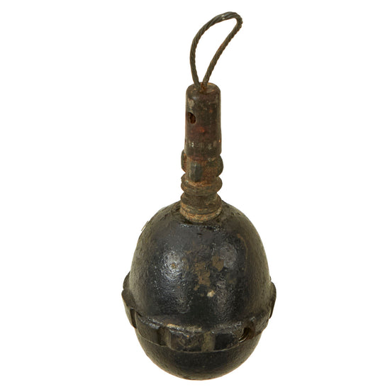 Original German WWI Model 1917 n/A Inert Egg Hand Fragmentation Grenade - Eierhandgranate Original Items