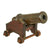 Original 19th Century U.S. Brass Signal Cannon on Contemporary Wooden Carriage Original Items