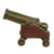 Original 19th Century U.S. Brass Signal Cannon on Contemporary Wooden Carriage Original Items