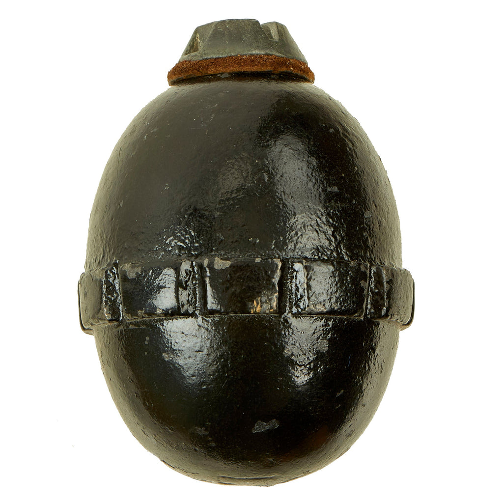 Original German WWI Model 1917 n/A Inert Egg Hand Fragmentation Grenade - Eierhandgranate Original Items