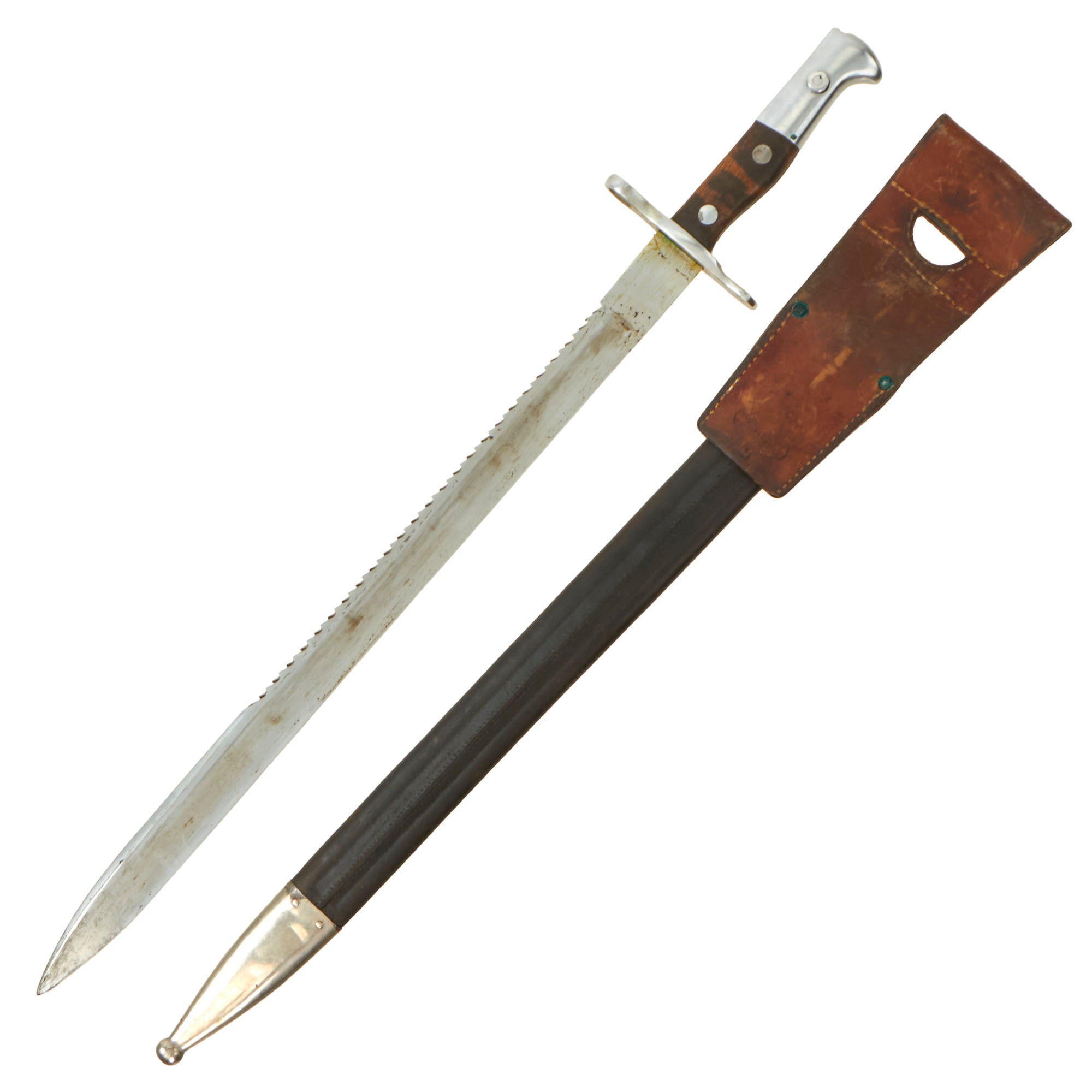 Original WWI Swiss Model 1914 Pioneer Sawback Sword Bayonet by S.J.C ...