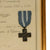 Original Italian WWII Framed War Merit Cross Medal with Original Certificate Named to Pietro Lombardi - 10½ x 14⅝” Original Items